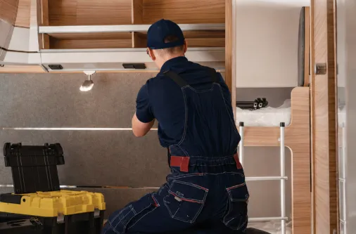 instalación camper hecha por luz da terra en Galicia